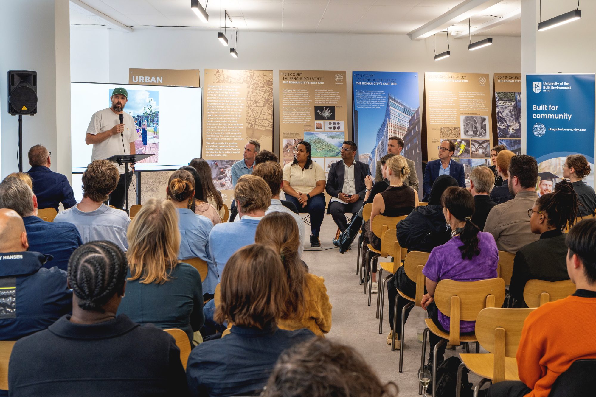 'Belonging By Design: A Collective Act', for the London Festival of Architecture 2026 hosted by Eric Parry Architects. Photo by Eric Parry Architects.