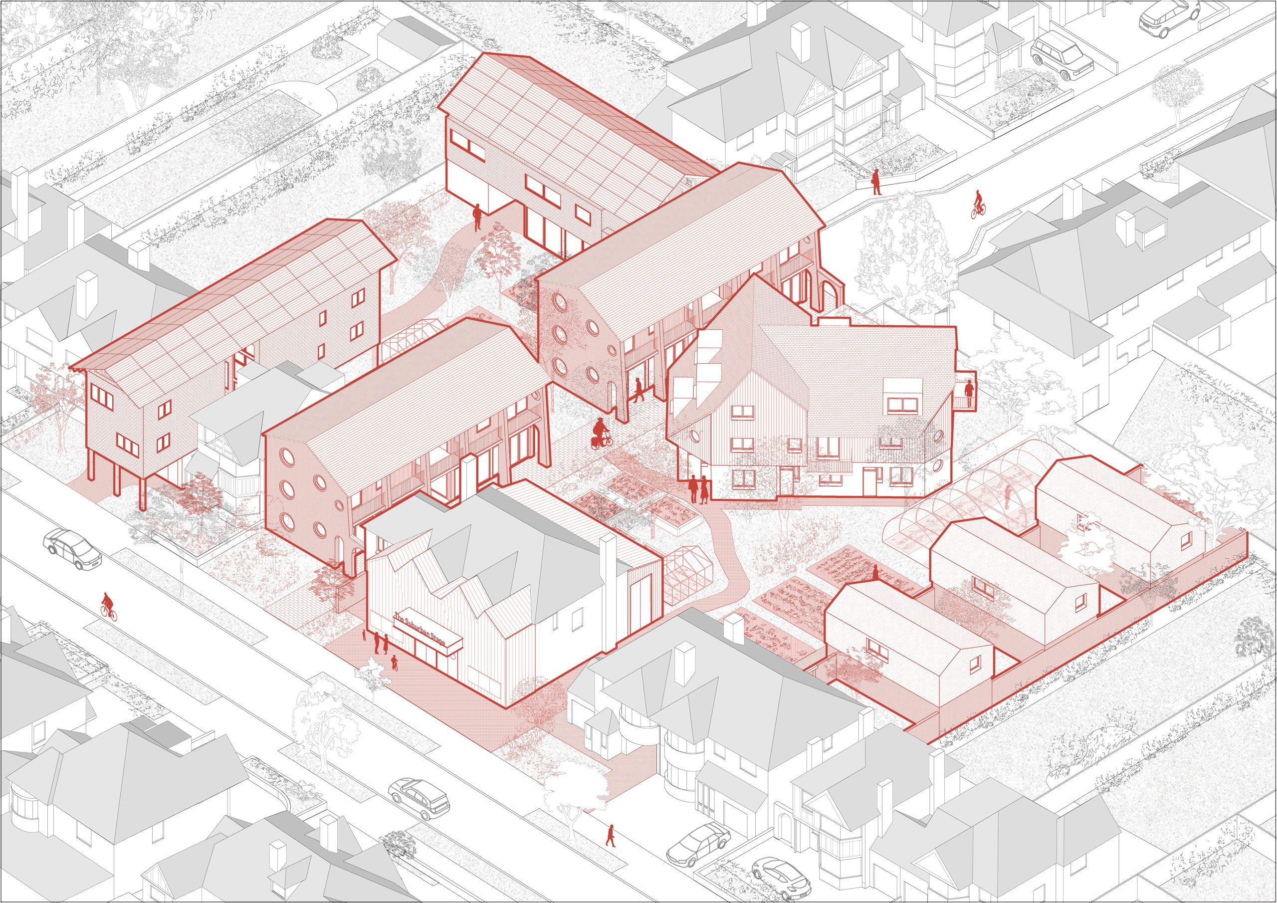 Caspar Barker, Unplanning Suburbia, 2026 thesis project